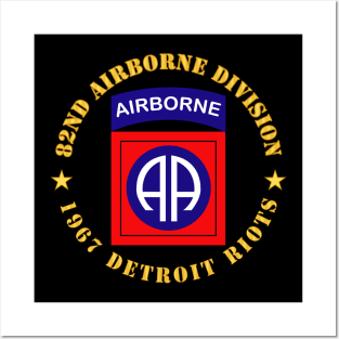 82nd Airborne Division - 1967 Detroit Riots Posters and Art